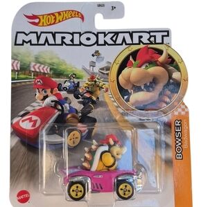 HOT WHeeLs × MARIOKART BOWSER BADWAGON , 1:64, Green & Pink.
